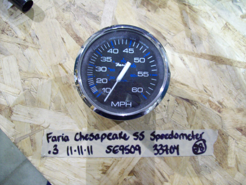 Faria Chesapeake SS Mechanical Speedometer SE9509 33704